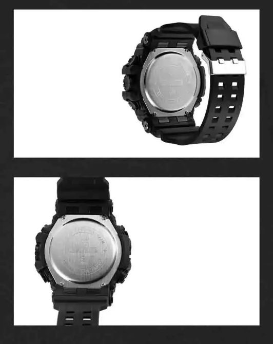 Тактические мужские часы Skmei 1968 Черный с черным циферблатом Винница - изображение 9