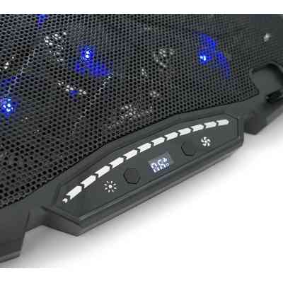 Подставка для ноутбука IceCoorel 10-17", 15*60mm 2500 RPM, TYPE-C+USB, 400x305x39mm, Black (K12) Винница