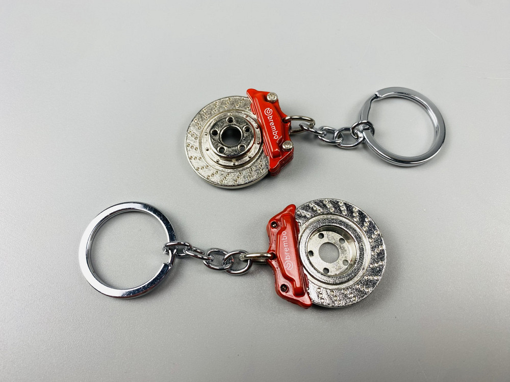 Брелок диск гальмівний + супорт 31мм (діаметр) х 95мм (довжина), брелок на автомобільні ключі Мукачево - фото 8