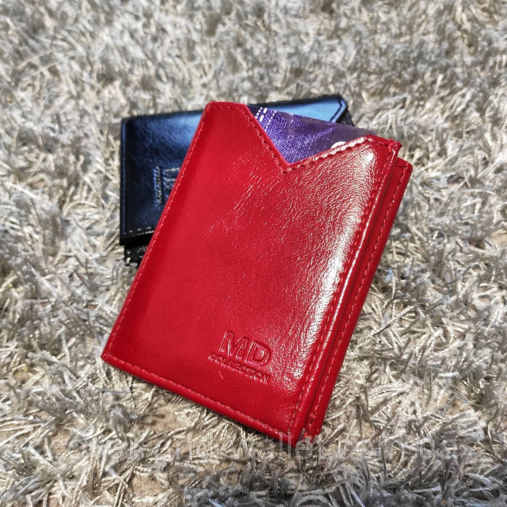 Маленький женский кошелёк красного цвета MD 610 Киев - изображение 7