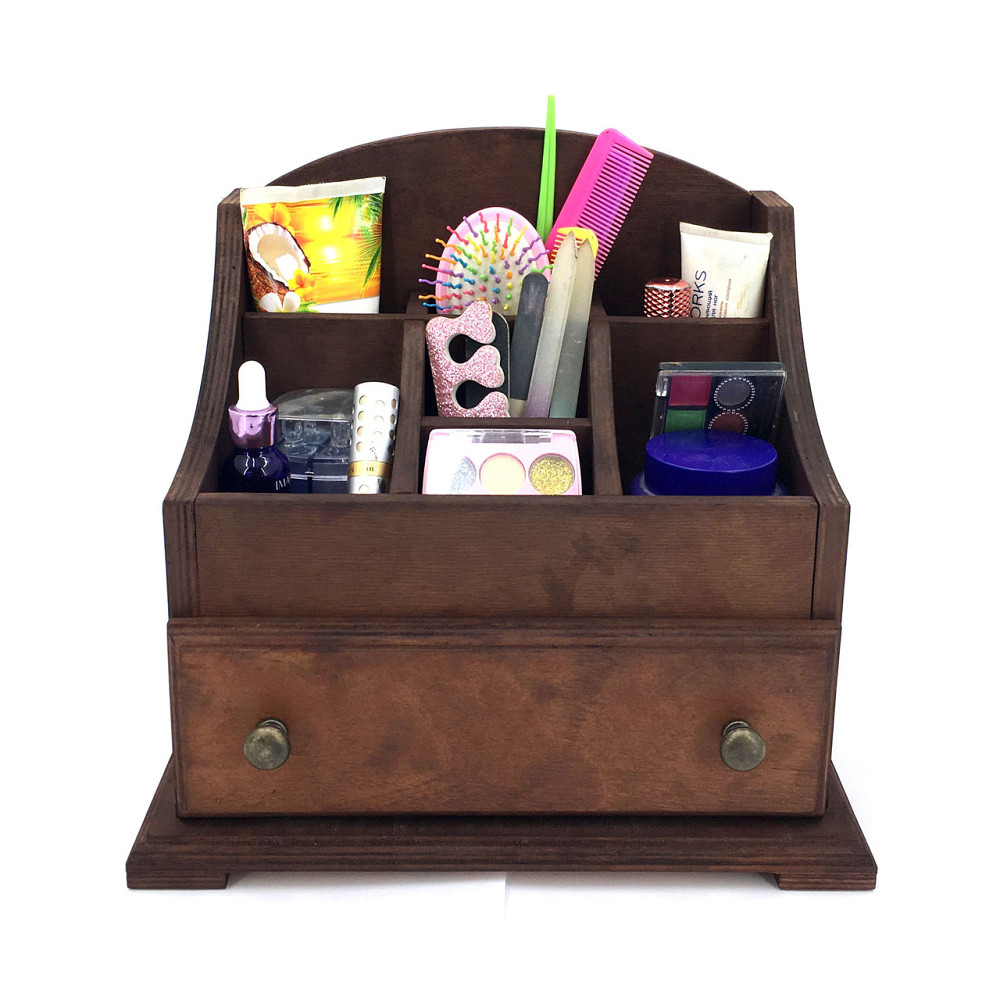 Органайзер для косметики "Ядвіга" капучино Миколаїв - фото 6