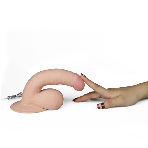 Реалістичний вібратор - The Ultra Soft Dude Vibrating 7.5" Sex Aura Київ - фото 5