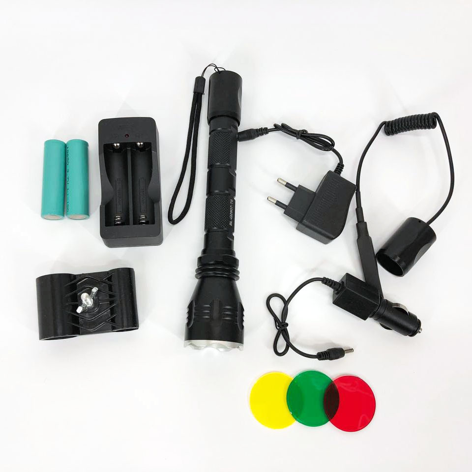 Тактичні ліхтарі з зумом Police, Яскравий світлодіодний потужний ліхтар, Алюмінієвий ліхтар 18650 XF-30 Львів - фото 4