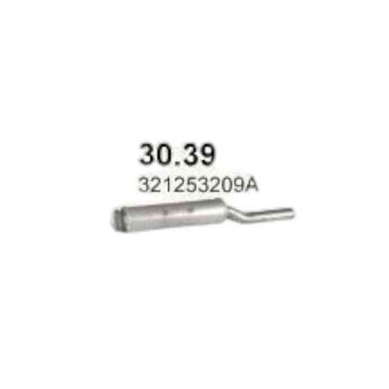 Глушитель автомобиль Фольцваген Passat 1.8-2.3, 1.6D передний ТМК Мукачево