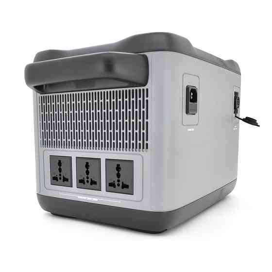 Портативная зарядная станция XO-PSA-1200Q мощностью 1200W, (1080Wh/ 30000mAh), Output: 3AC+ 2USB+ 1Type-C+ 2DC+1 *Cigarette Киев