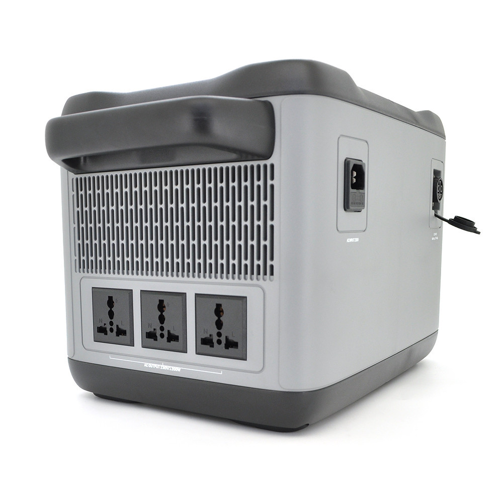 Портативна зарядна станція XO-PSA-1200Q потужністю 1200W, (1080Wh/ 300000mAh), Output: 3AC+ 2USB+ 1Type-C+ 2DC+1 *Cigarette Київ - фото 3