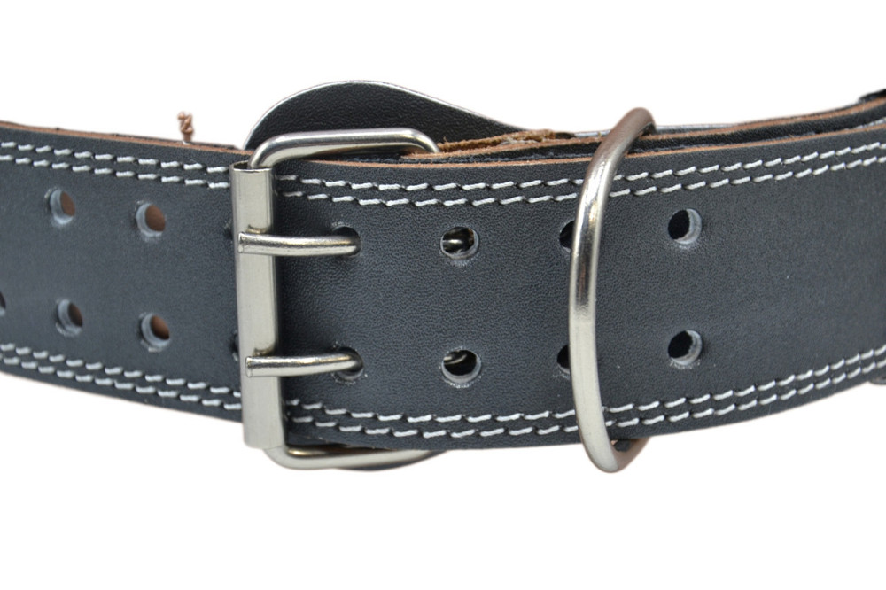 Пояс для важкої атлетики MadMax MFB-245 Full leather шкіряний Black M Каменское - изображение 3