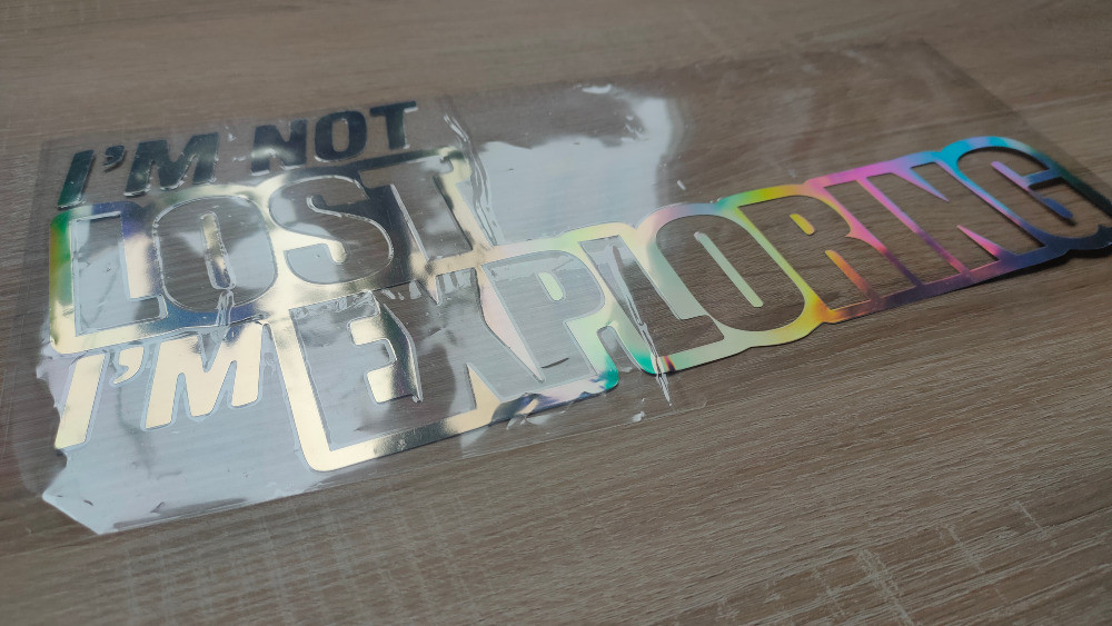 Наклейка на авто im not lost im exploring Киев - изображение 2