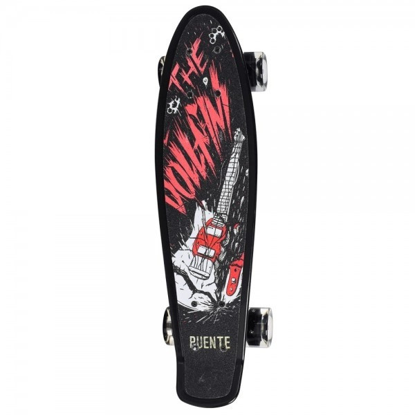 Скейт Пенни борд для детей MS 0298-1_3 Скейтборд со светящимися колесами ABEC 7 алюминиевая подвеска, Черный Каменец-Подольский - изображение 5