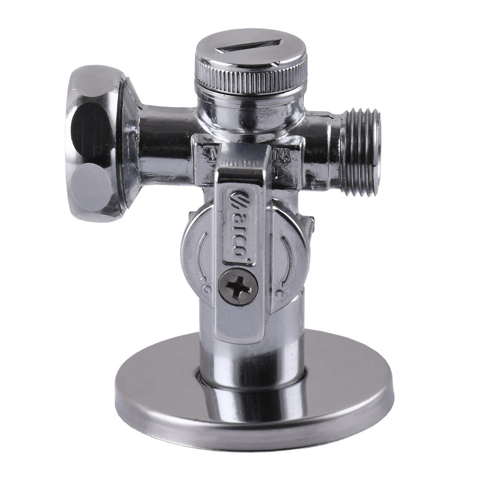 Кран шаровой угловой двойной ARCO 1/2″х 3/4″х3/8″ DUAL29 (000019854) Киев - изображение 2