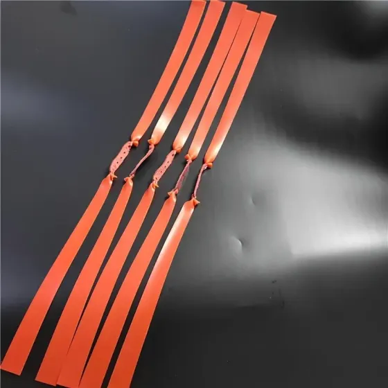 Плоские резинки для рогатки 5 шт, латексные жгуты 0.8 мм 47 см с кожеткой для спортивной стрельбы Киев