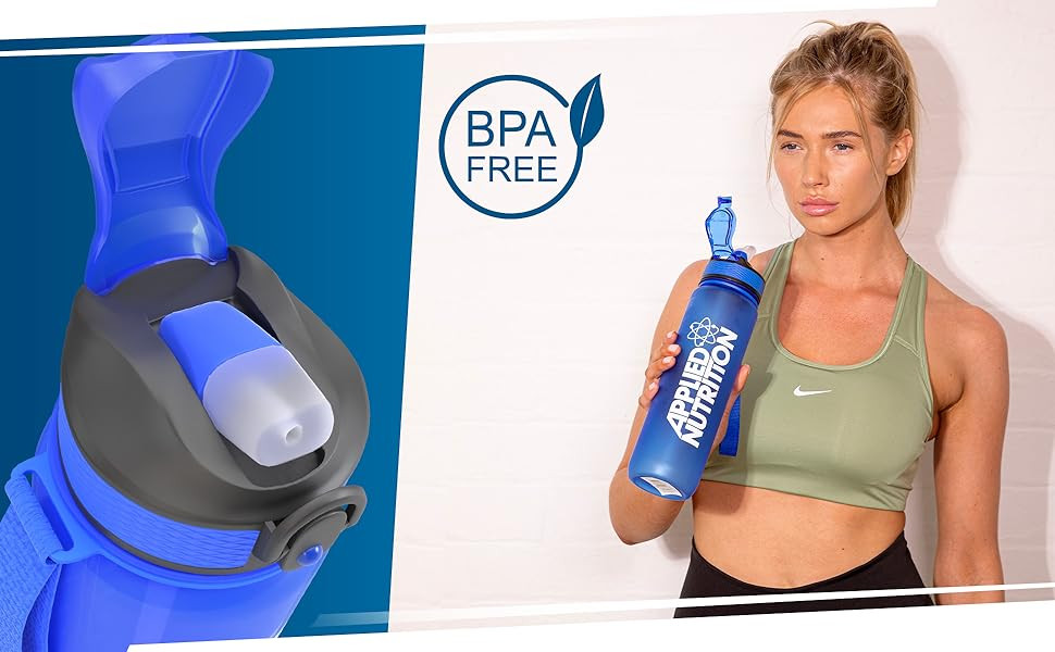 Бутылка для воды Applied Nutrition Water Bottle 1000 ml (Blue) Луцк - изображение 2