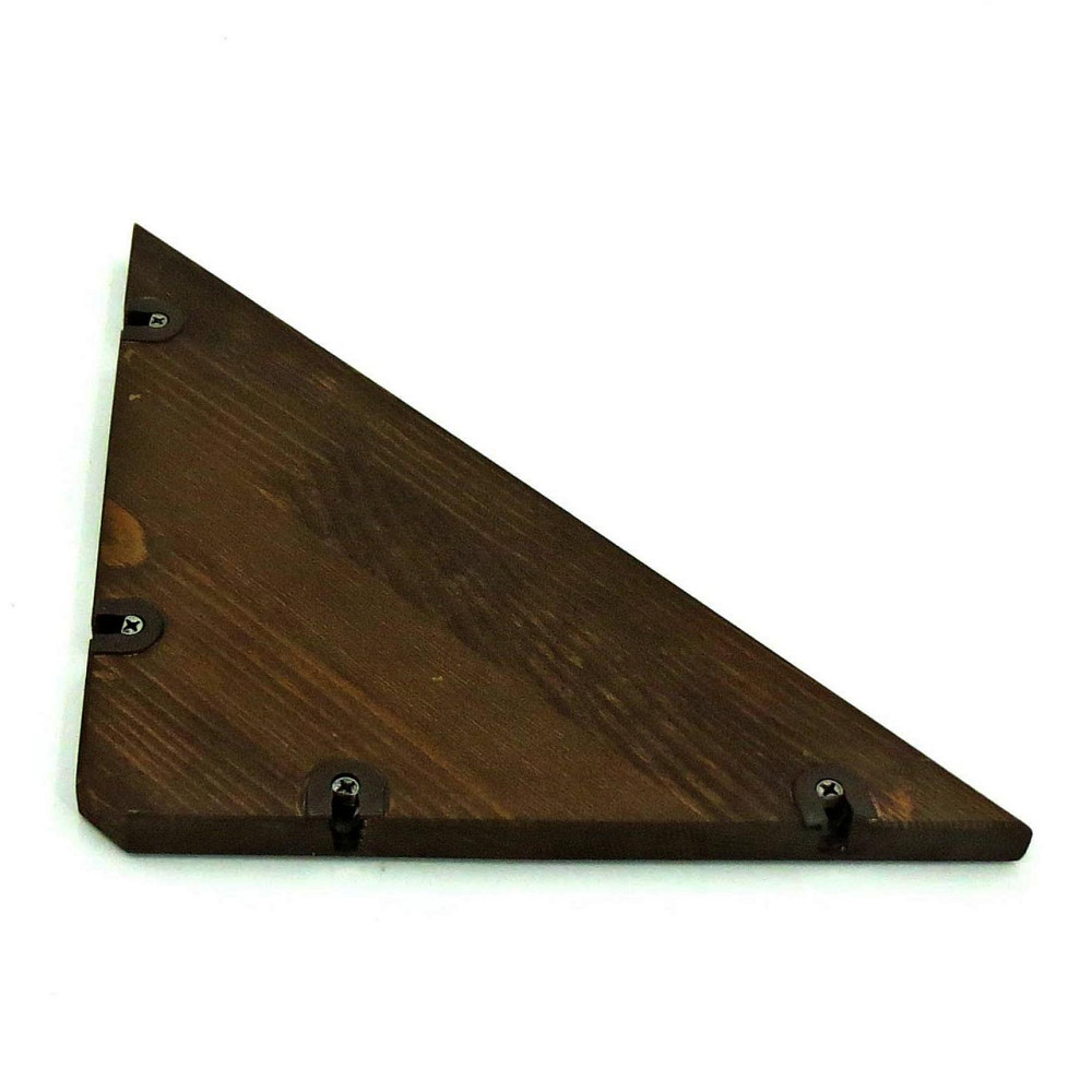 Угловая настенная полка 