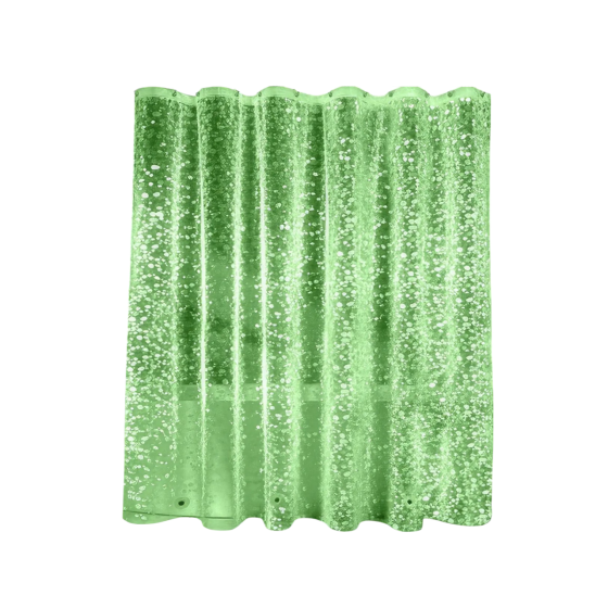 Шторка для душа и ванной комнаты с 3 магнитами-утяжелителями, цвет прозрачно-зеленый 3D-принт Каменец-Подольский