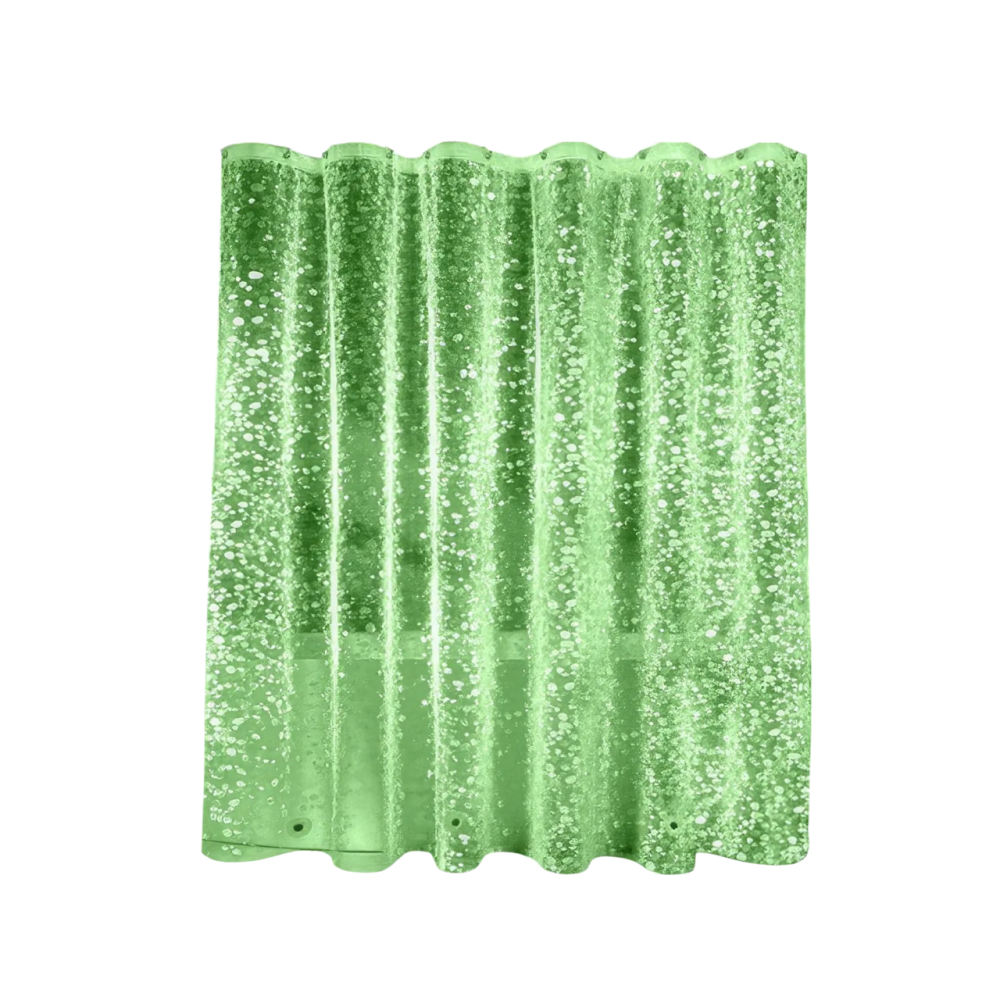 Шторка для душа и ванной комнаты с 3 магнитами-утяжелителями, цвет прозрачно-зеленый 3D-принт Каменец-Подольский - изображение 1