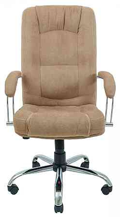 Офісне Крісло Керівника Richman Alberto Misti Cream Хром М3 MultiBlock Бежевий Київ