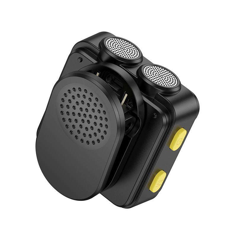 Бездротова мікрофонна система HOCO L17 magnetic dual-mic (iP/Type-C) Black Киев - изображение 14