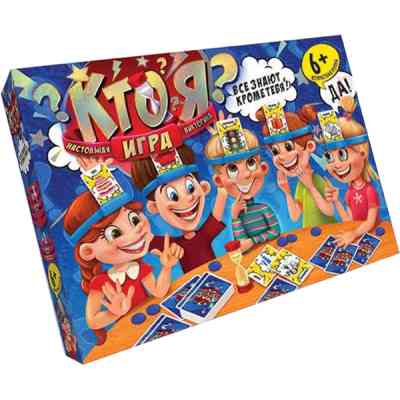 Настольная игра Danko Toys Кто я? (большая), русский (HIM-01-01) Винница