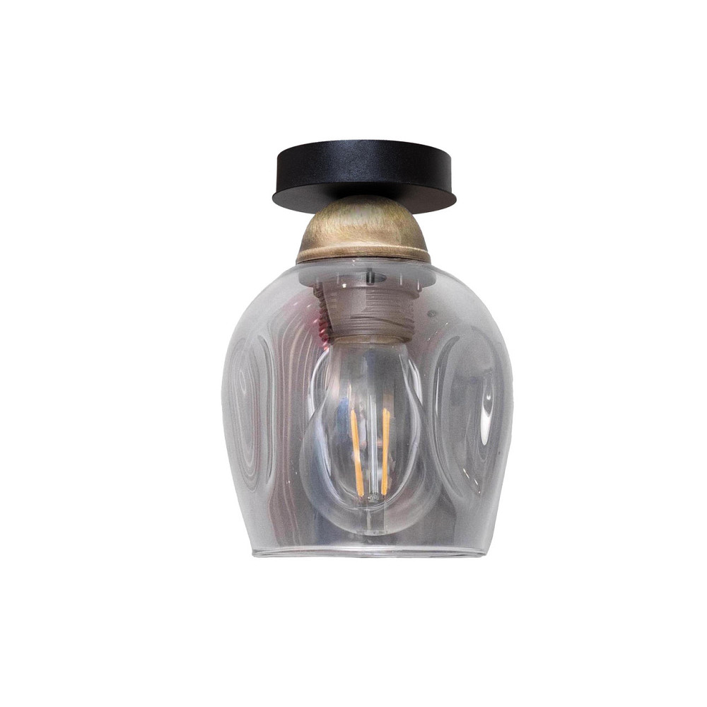 Светильник потолочный MSK Electric Enigma под одну лампу PL 202412 BK Одесса - изображение 2