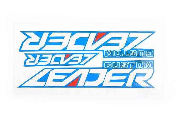 Наклейки (набор) Хонда LEADER CUSTOM (20х4см, 3шт) (#1228) Мукачево