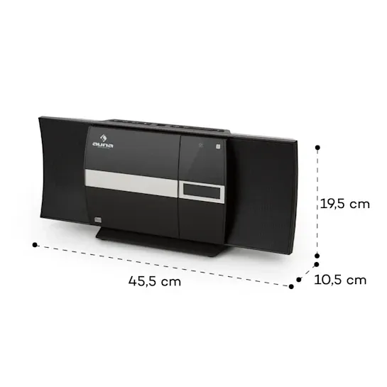 Вертикальна стереосистема Auna V-20 DAB MP3 Bluetooth AUX USB Дніпро