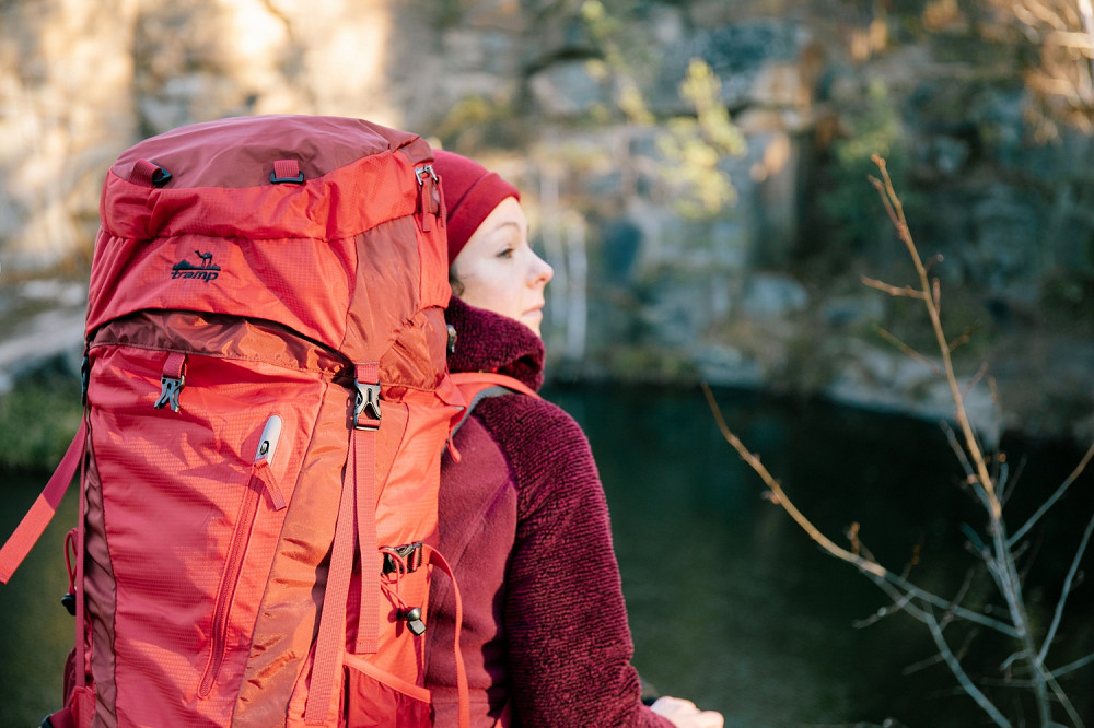 Туристический рюкзак Tramp Floki 50+10 красный Київ - фото 9