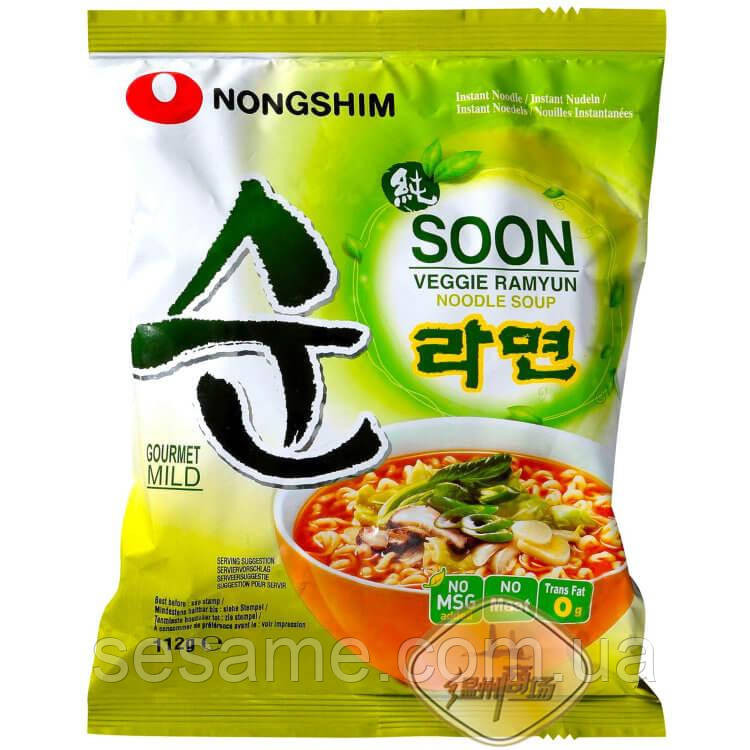 Корейська локшина вегетаріанська суп рамен Nongshim 112г Харків - фото 1