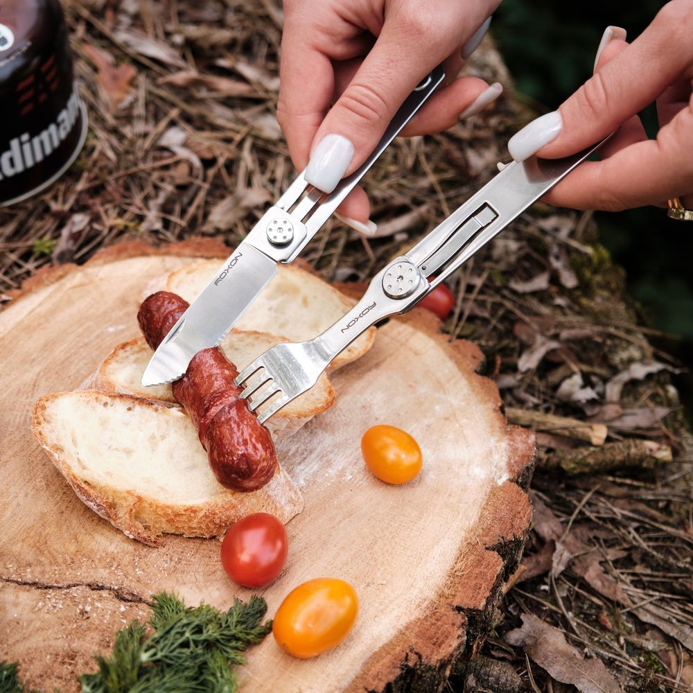 Набір столових приборів Roxon C1S 3 in1 (ложка, виделка, ніж), нержавіюча сталь Киев - изображение 17