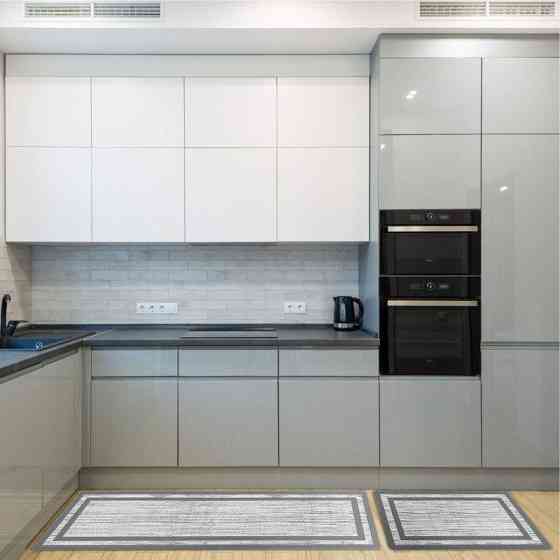 Набор коврики Lovely Svi 2 шт: 44 x74 x1см и 44 x150 x1см Серая окантовка - для кухни, офиса, дома, прихожей Киев