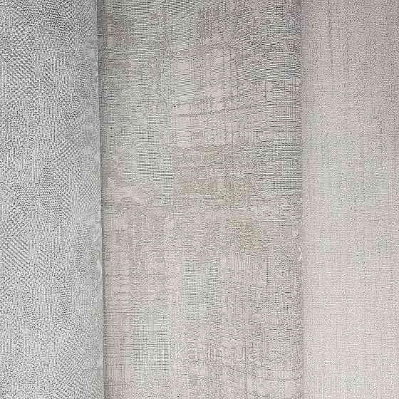 Шпалери метрові вінілові на флізелін Yuanlong Samsara лофт під штукатурку під бетон сірі металік з блакитним Київ