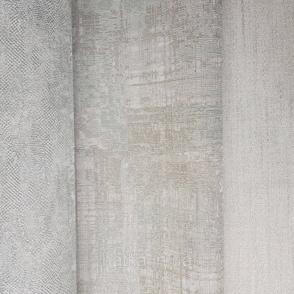 Шпалери метрові вінілові на флізелін Yuanlong Samsara лофт під штукатурку під бетон сірі металік з блакитним Київ - фото 2