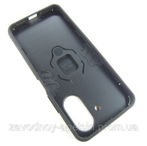 Xiaomi Redmi 13C Poco C65 Протиударний чохол Кільце (чорний) Одеса - фото 2