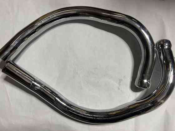 Коліно глушника (пара) (хром) ЯВА 638 ЛЮКС JING (mod A) Киев