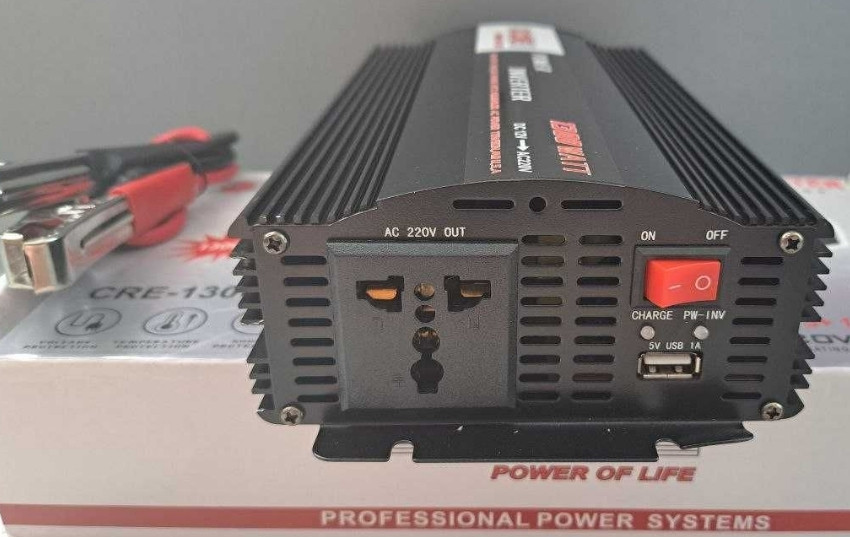 Безперебійник Інвертор із зарядкою 1300W 15 А Перетворювач 12V на 220 V. Київ - фото 1