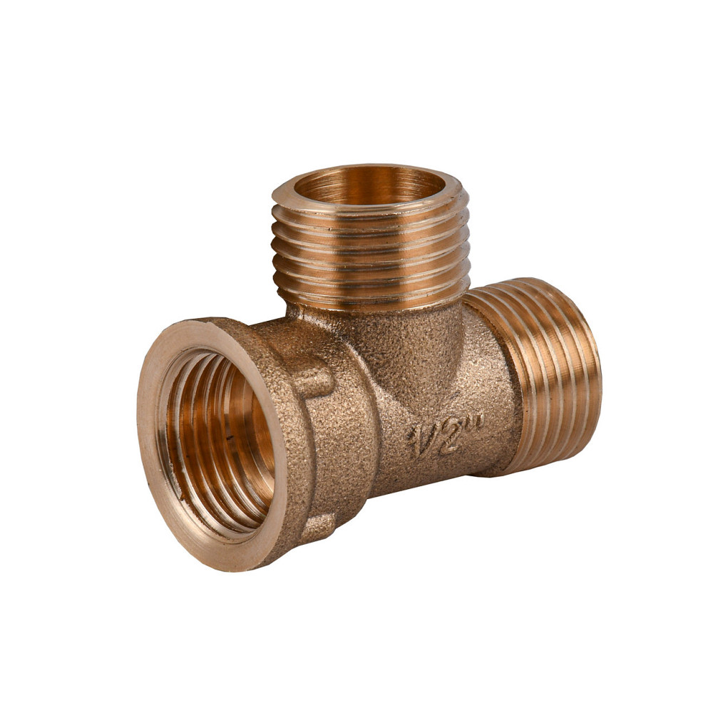 Трійник 1/2″ВЗЗ латунний LT335S OPTIMUM (000030992) Київ - фото 1