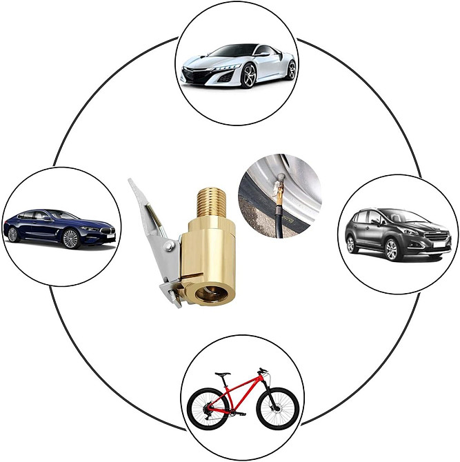 Швидкоз'ємний клапан для компресора 8 мм для шин Київ - фото 6