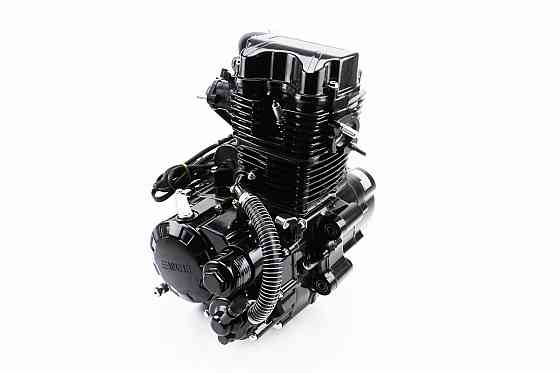 Двигун мотоциклетний в зборі CGT-250cc (водяне охолодження, вторинний довгий вал - під реверс) Київ