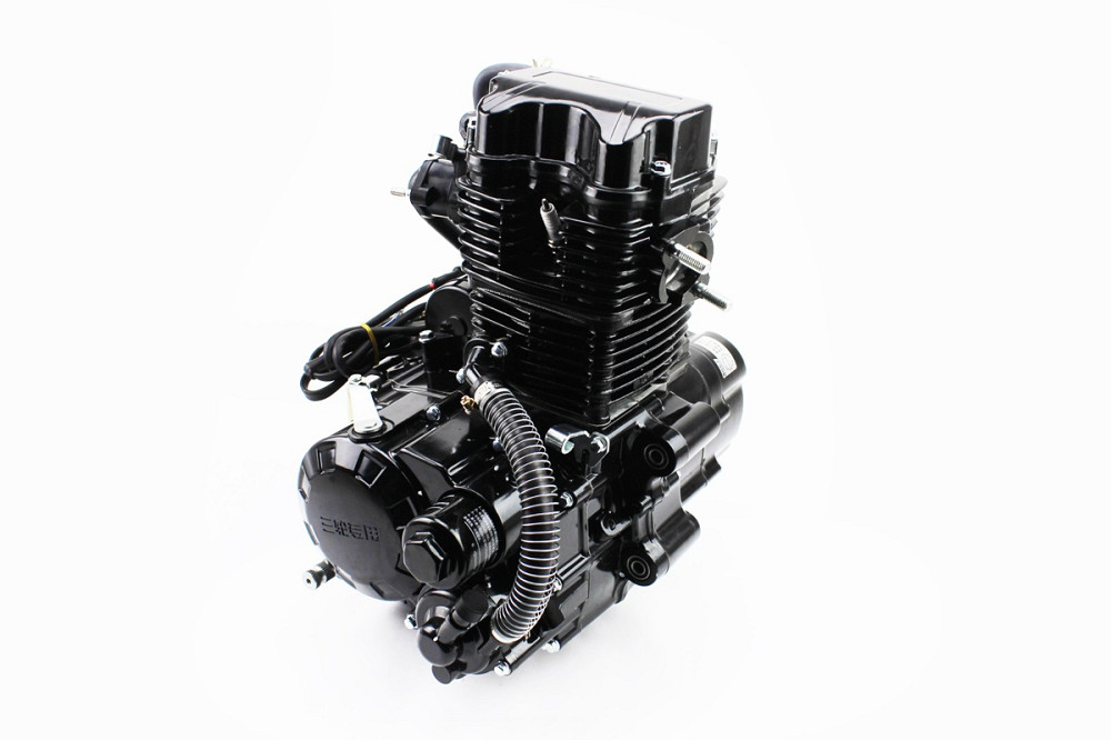 Двигун мотоциклетний в зборі CGT-250cc (водяне охолодження, вторинний довгий вал - під реверс) Киев - изображение 1