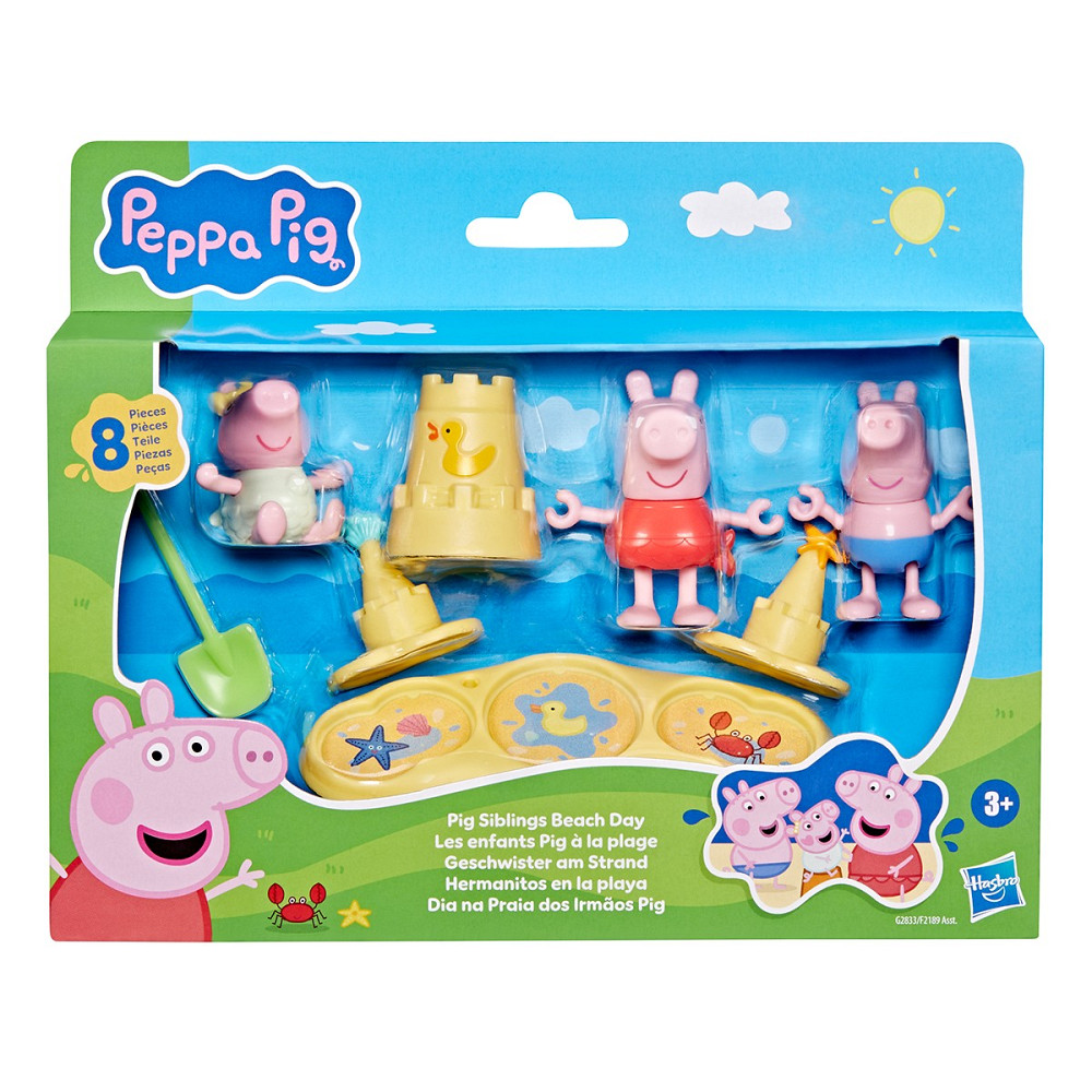 Ігровий набір Peppa Figurines – Три маленькі свинки на пляжі Дніпро - фото 1