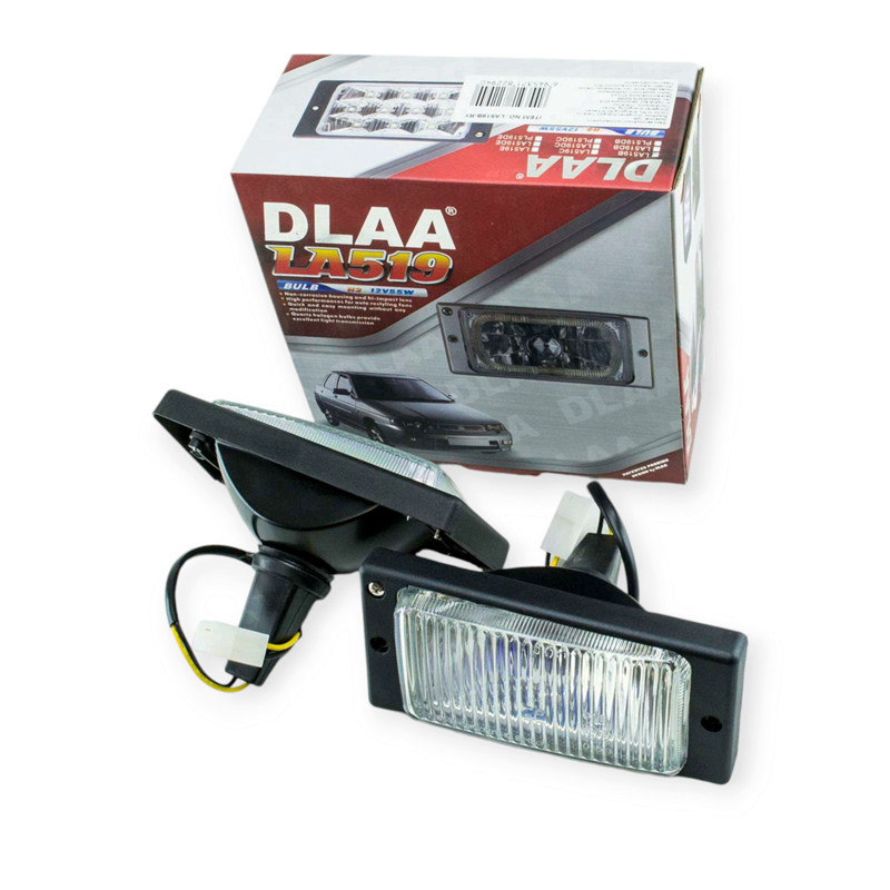 Фара 2110-2115 (к-кт 2 шт) рифленое стекло, радужно-желтая DLLA противотуманная Мукачево - изображение 1