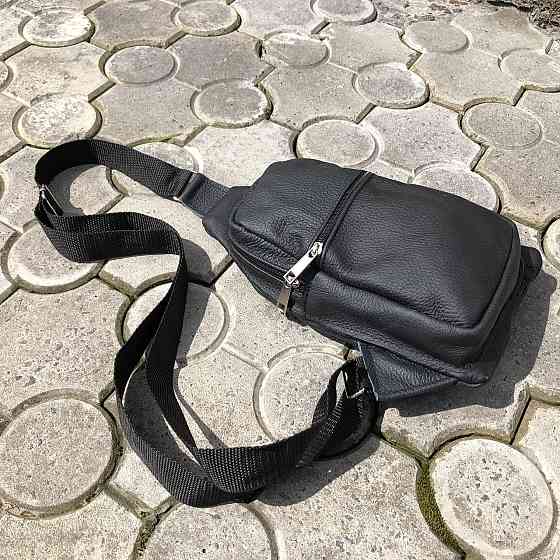 Сумка кросс-боди средней жесткости, Сумка для активного образа жизни Кожаная кросс-боди VN-77 Ивано-Франковск