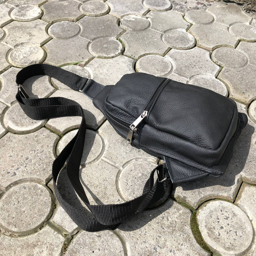 Сумка кросс-боди средней жесткости, Сумка для активного образа жизни Кожаная кросс-боди VN-77 Ивано-Франковск - изображение 6