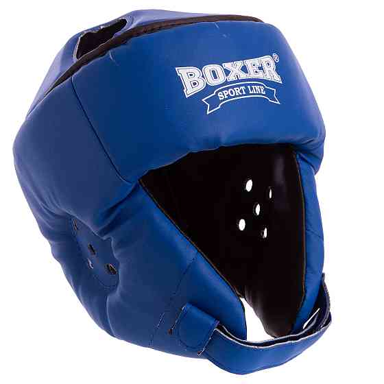 Шолом боксерський відкритий із посиленим захистом верхівки BOXER-2030 M-L Шоломи для боксу та єдиноборств Київ