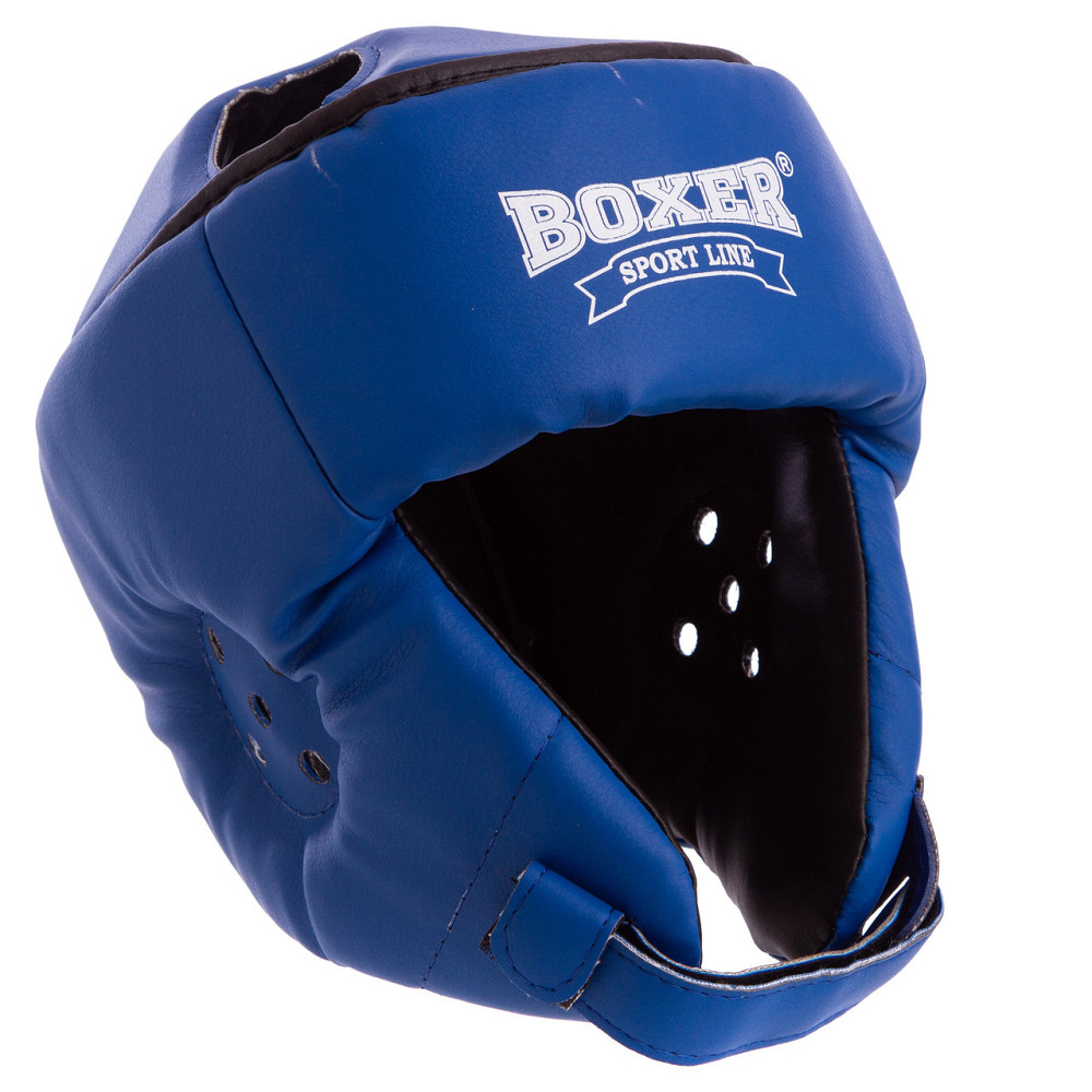 Шолом боксерський відкритий із посиленим захистом верхівки BOXER-2030 M-L Шоломи для боксу та єдиноборств Київ - фото 1