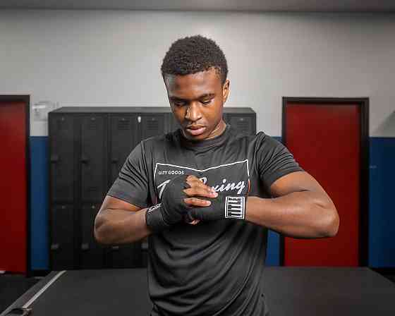 Бинти для боксу TITLE Boxing Traditional Weave 180" Black (4.5м.) Київ
