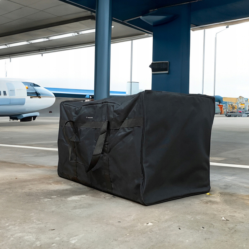 Транспортная сумка дорожная 200 литров с ручками Trizand (24257) Black Нововолынск - изображение 6