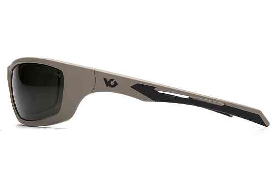 Окуляри захисні Venture Gear Tactical Howitzer Tan (forest gray) Anti-Fog, чорно-зелені в пісочній оправі Запоріжжя