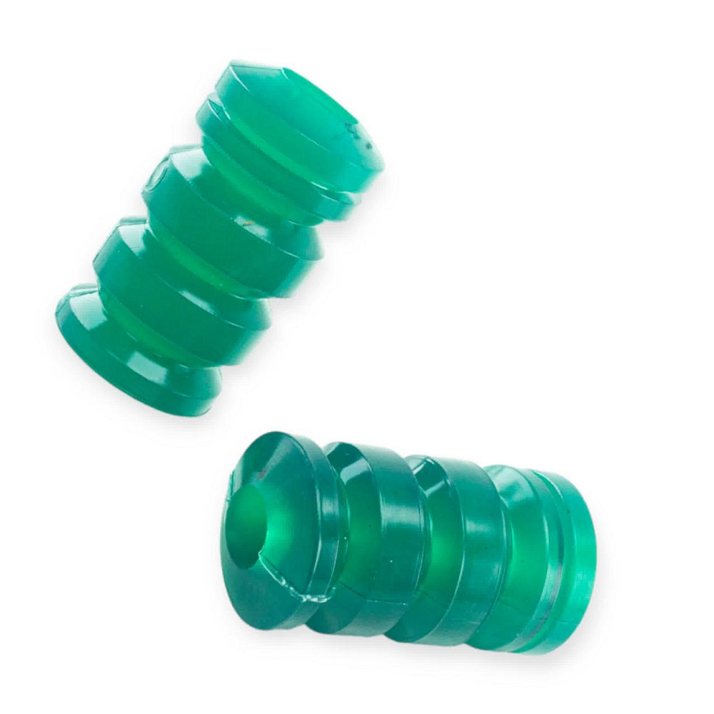 Отбойник передн. силикон зеленый (2шт) 2110,2170,2190 Мукачево - изображение 1