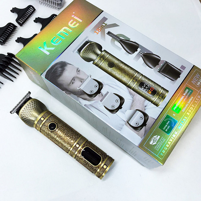 Электробритва для головы Kemei KM-2313, Машинка для стрижки мужская, Машинка для стрижки PS-308 волос головы Киев - изображение 4