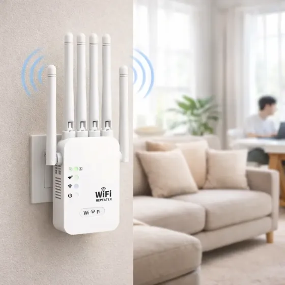 Мощный Wi-Fi ретранслятор 2.4G с 6 антеннами / маршрутизатор / усилитель вай фай сигнала Коломия